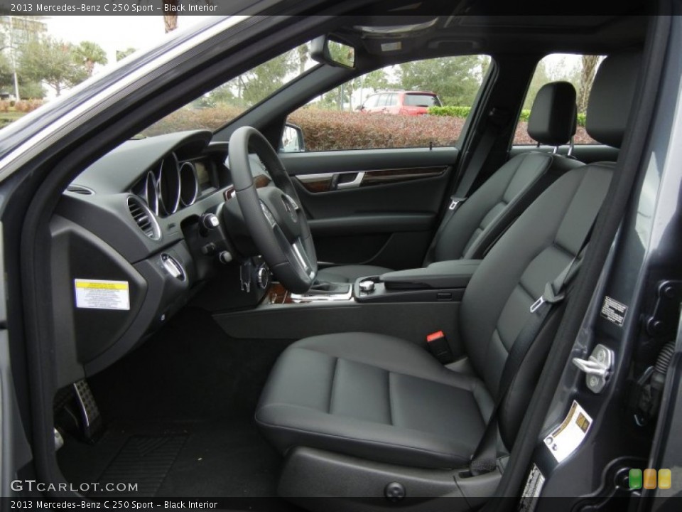 Black Interior Photo for the 2013 Mercedes-Benz C 250 Sport #74091251