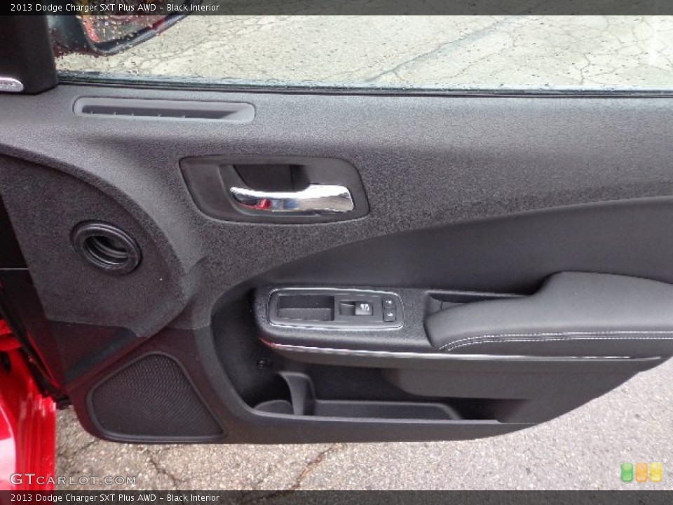 Black Interior Door Panel for the 2013 Dodge Charger SXT Plus AWD #74091512