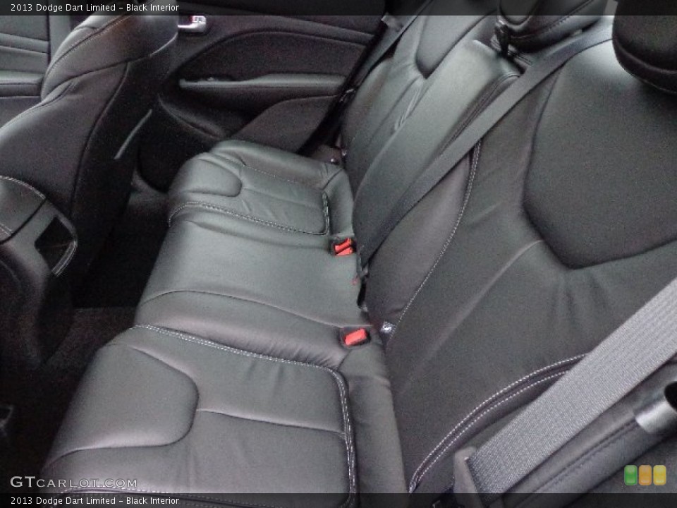 Black Interior Rear Seat for the 2013 Dodge Dart Limited #74092126
