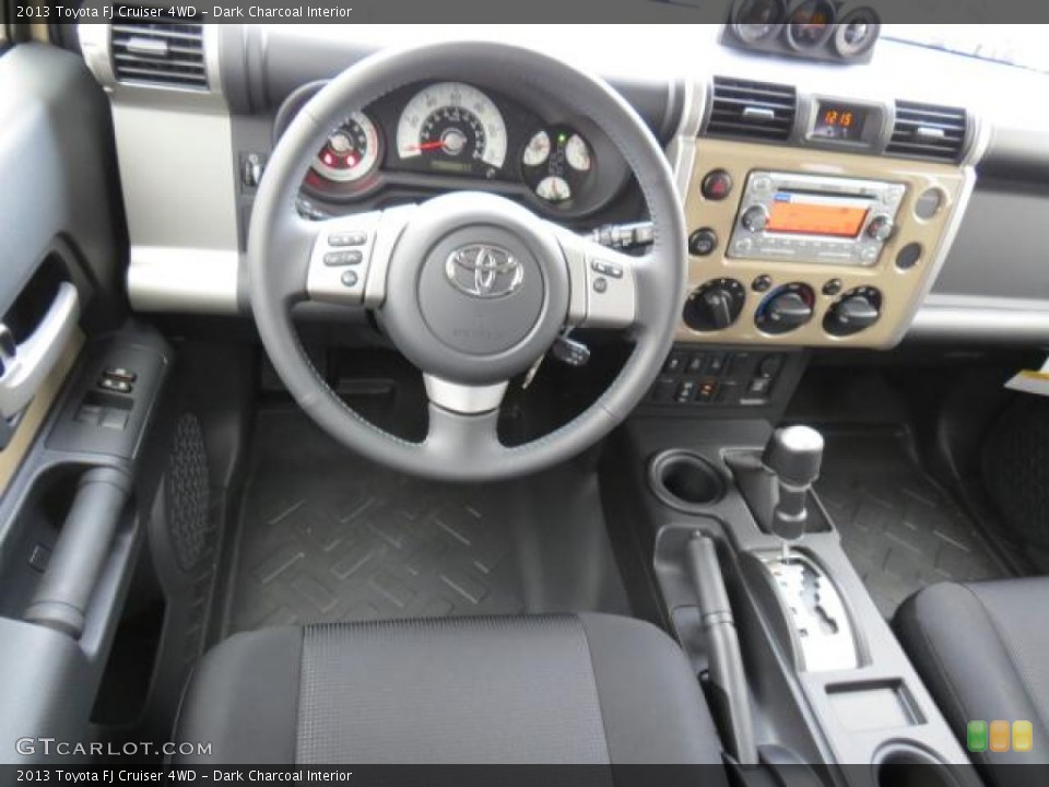 Dark Charcoal Interior Dashboard for the 2013 Toyota FJ Cruiser 4WD #74093303