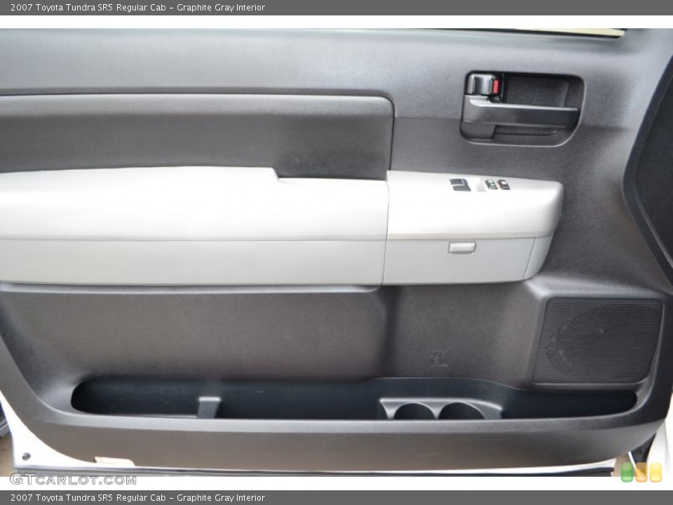 Graphite Gray Interior Door Panel for the 2007 Toyota Tundra SR5 Regular Cab #74093342