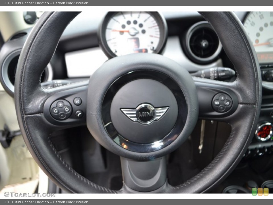 Carbon Black Interior Steering Wheel for the 2011 Mini Cooper Hardtop #74093559