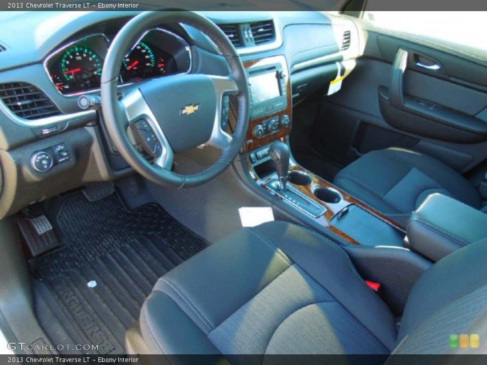 Ebony Interior Prime Interior for the 2013 Chevrolet Traverse LT #74096770