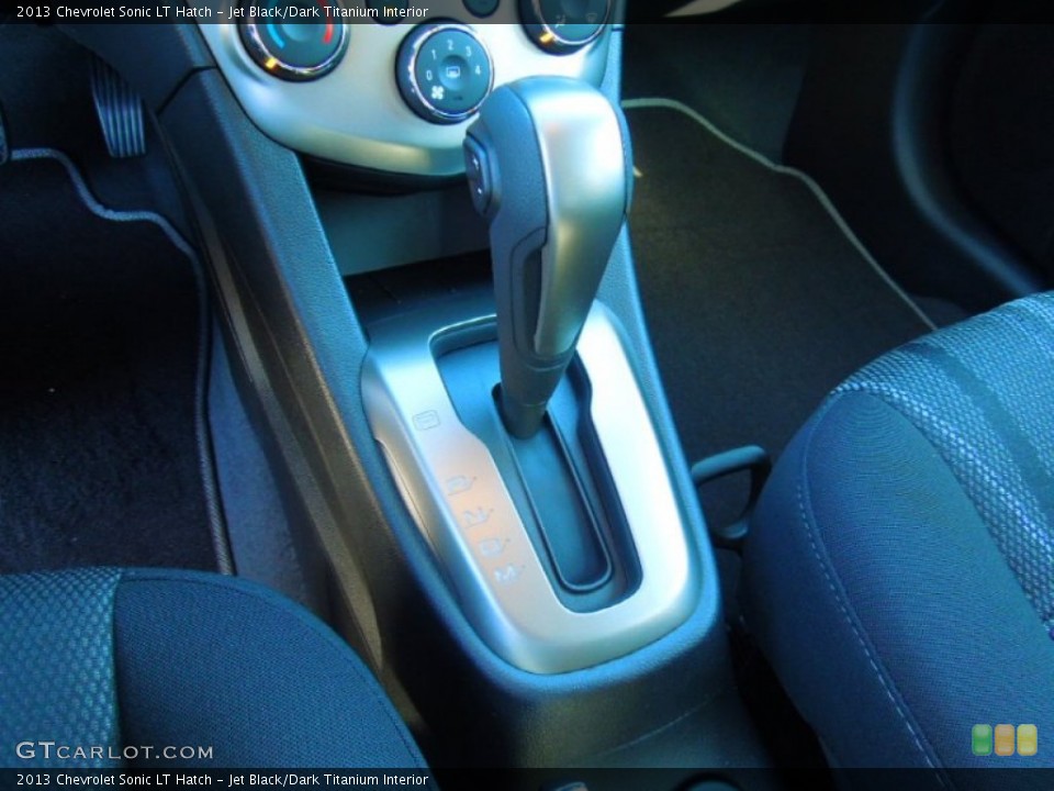 Jet Black/Dark Titanium Interior Transmission for the 2013 Chevrolet Sonic LT Hatch #74097085