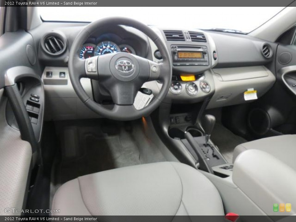 Sand Beige Interior Photo for the 2012 Toyota RAV4 V6 Limited #74097088