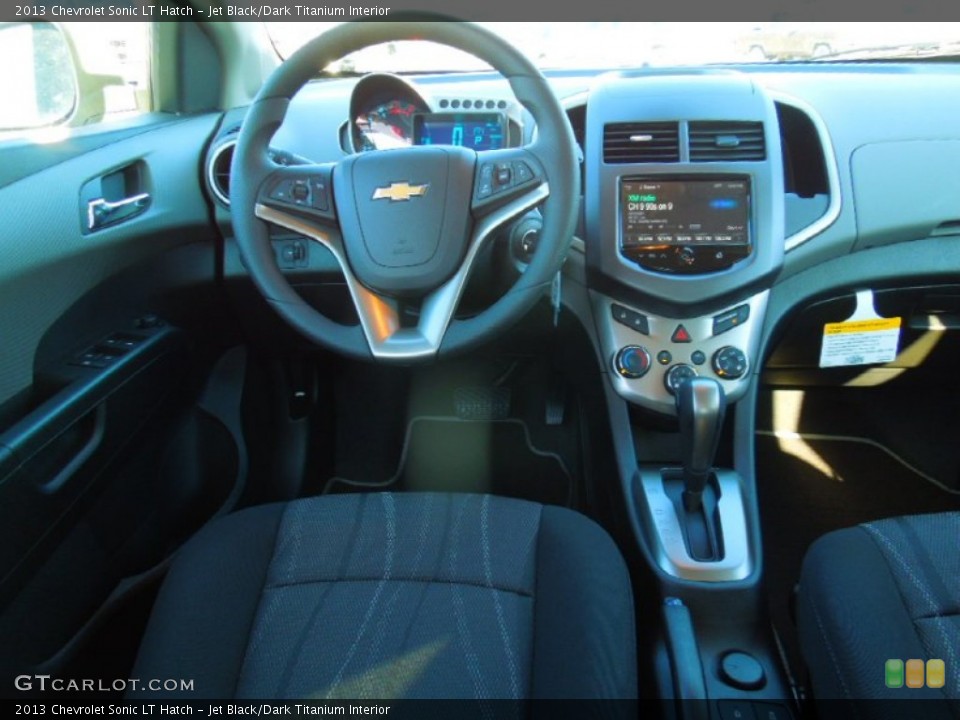 Jet Black/Dark Titanium Interior Dashboard for the 2013 Chevrolet Sonic LT Hatch #74097256