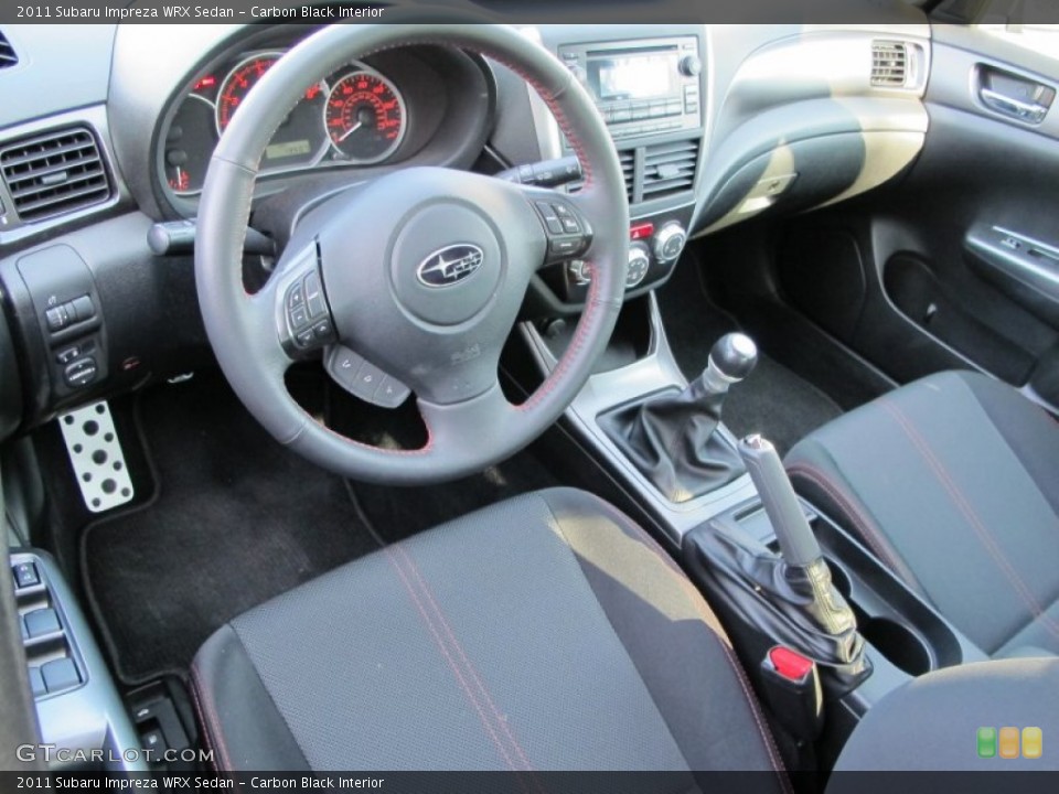 Carbon Black Interior Prime Interior for the 2011 Subaru Impreza WRX Sedan #74097948