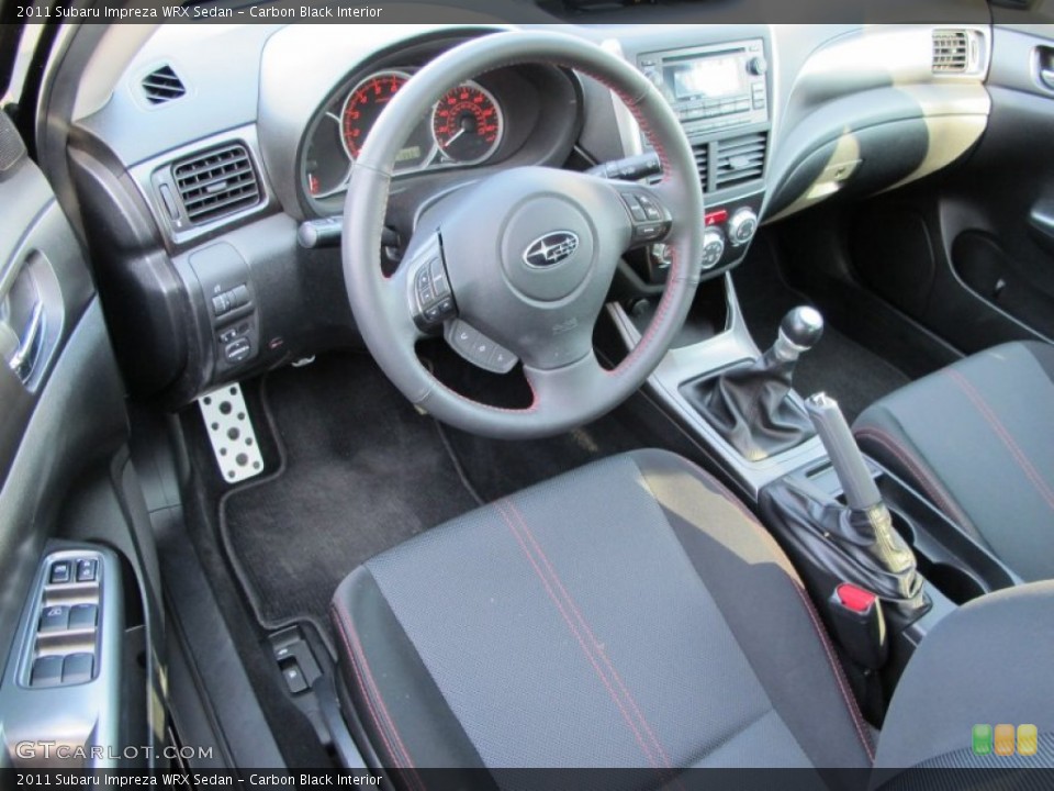 Carbon Black Interior Prime Interior for the 2011 Subaru Impreza WRX Sedan #74097979