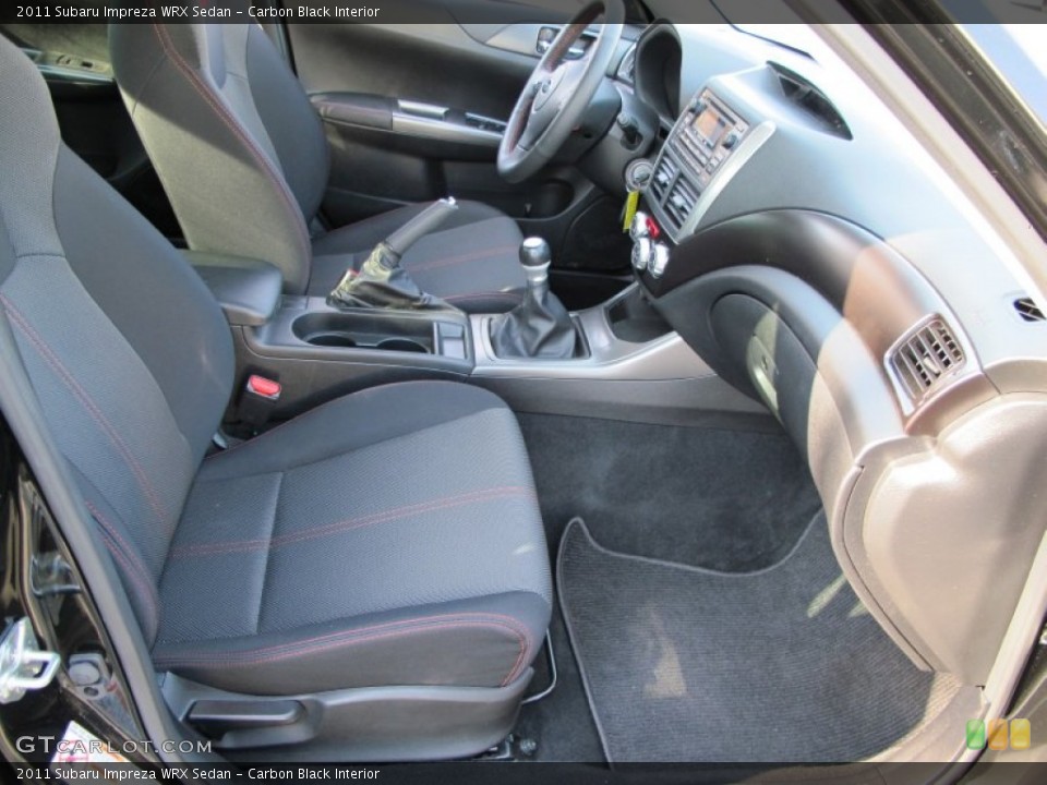 Carbon Black Interior Photo for the 2011 Subaru Impreza WRX Sedan #74098087