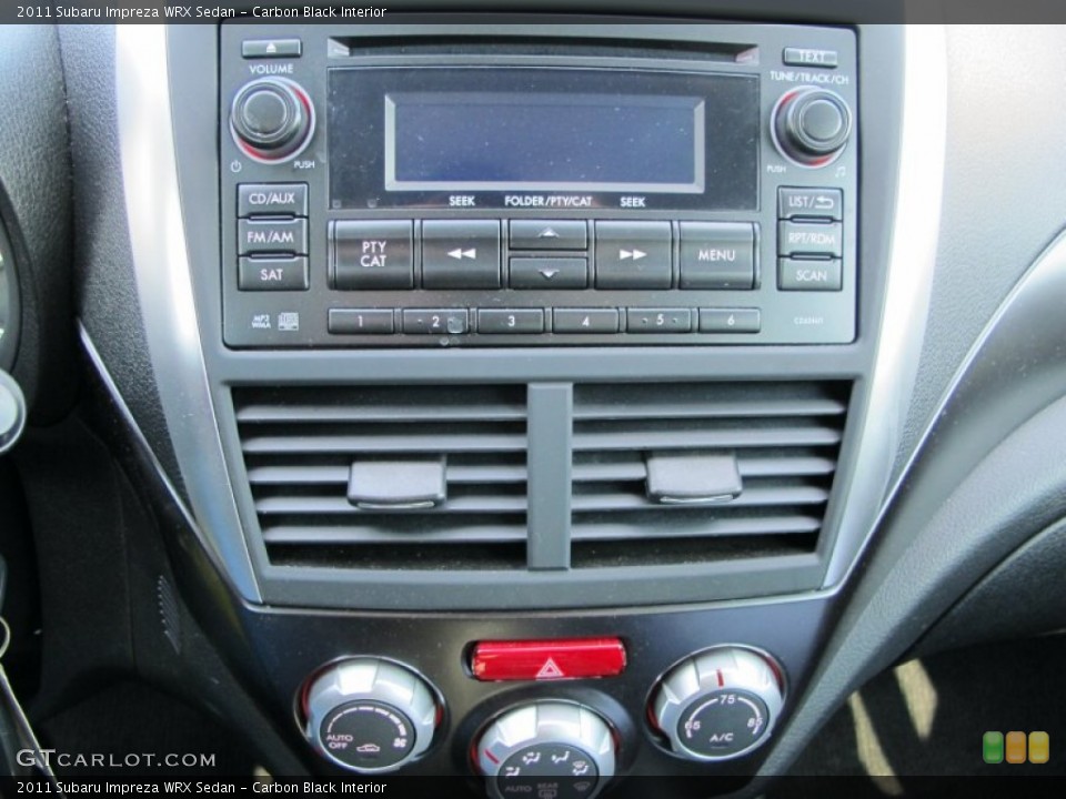 Carbon Black Interior Controls for the 2011 Subaru Impreza WRX Sedan #74098330