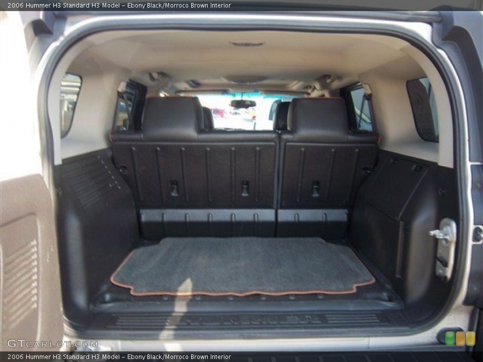 Ebony Black/Morroco Brown Interior Trunk for the 2006 Hummer H3  #74101643