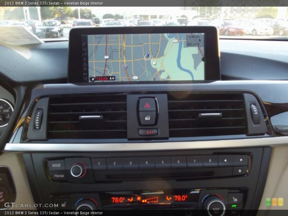 Venetian Beige Interior Navigation for the 2013 BMW 3 Series 335i Sedan #74103376
