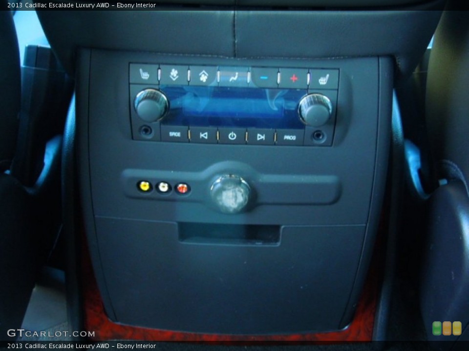 Ebony Interior Controls for the 2013 Cadillac Escalade Luxury AWD #74103621