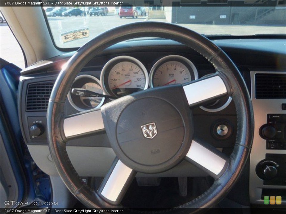 Dark Slate Gray/Light Graystone Interior Steering Wheel for the 2007 Dodge Magnum SXT #74103631