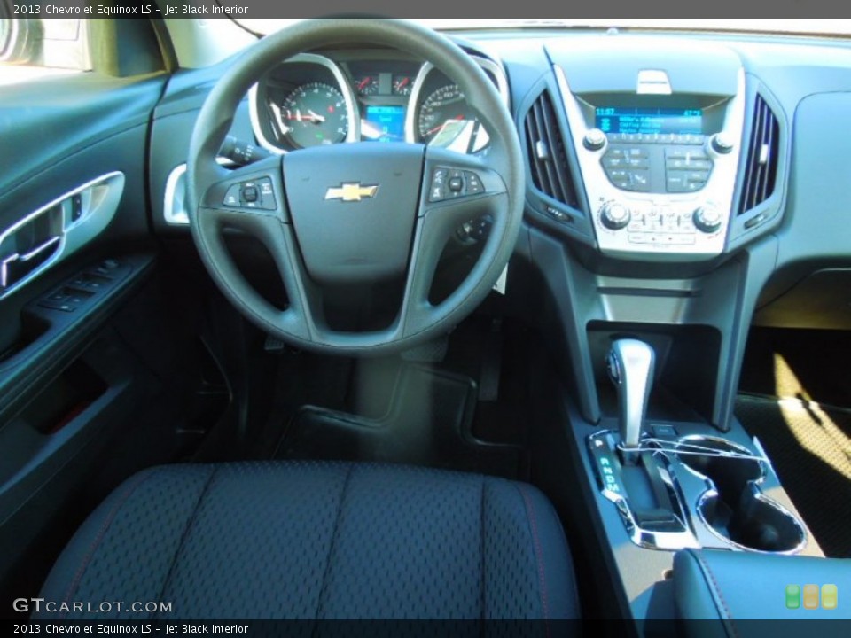 Jet Black Interior Dashboard for the 2013 Chevrolet Equinox LS #74104297