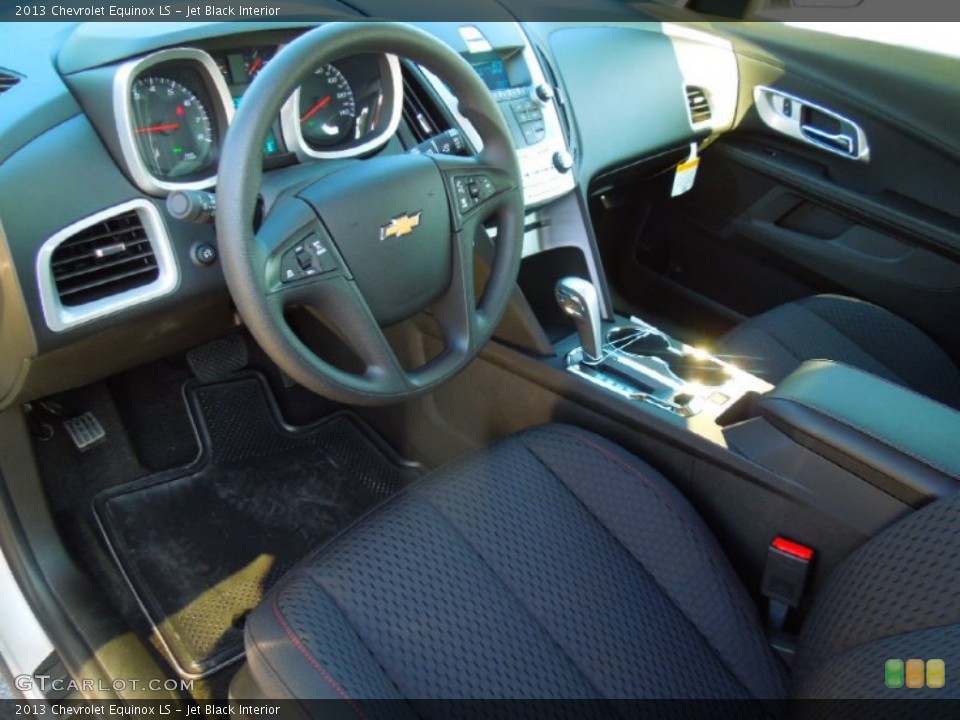 Jet Black Interior Prime Interior for the 2013 Chevrolet Equinox LS #74104490