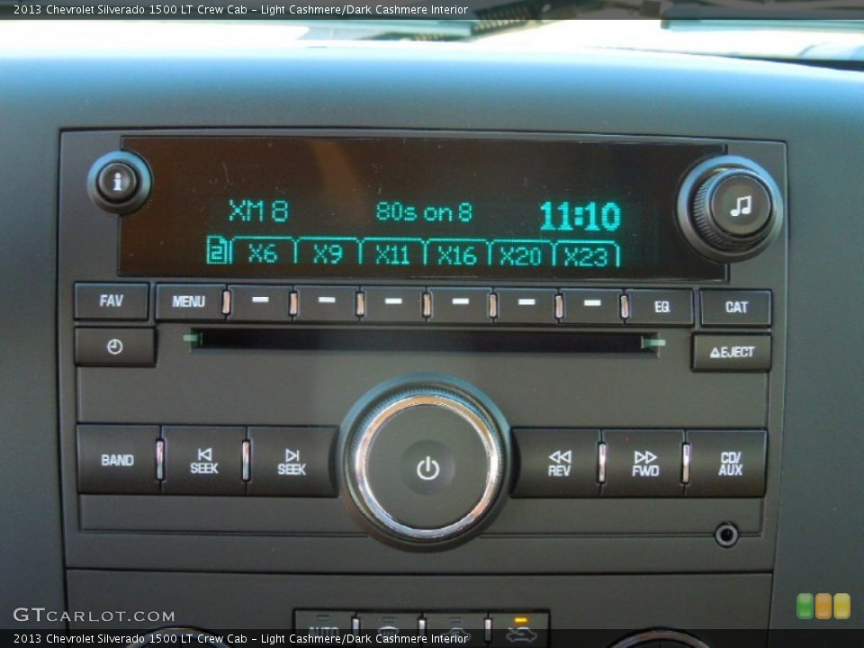 Light Cashmere/Dark Cashmere Interior Audio System for the 2013 Chevrolet Silverado 1500 LT Crew Cab #74105490