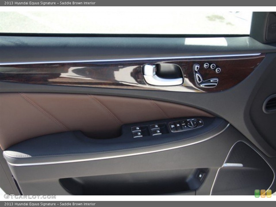 Saddle Brown Interior Door Panel For The 2013 Hyundai Equus
