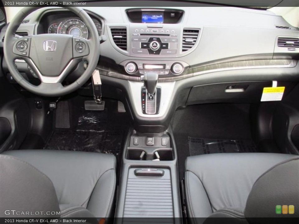 Black Interior Dashboard for the 2013 Honda CR-V EX-L AWD #74107678