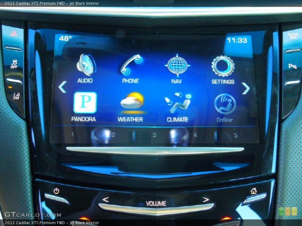 Jet Black Interior Controls for the 2013 Cadillac XTS Premium FWD #74108005