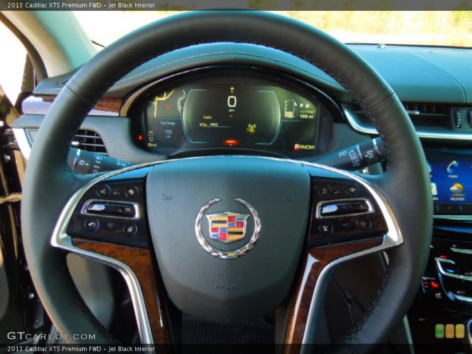 Jet Black Interior Steering Wheel for the 2013 Cadillac XTS Premium FWD #74108047