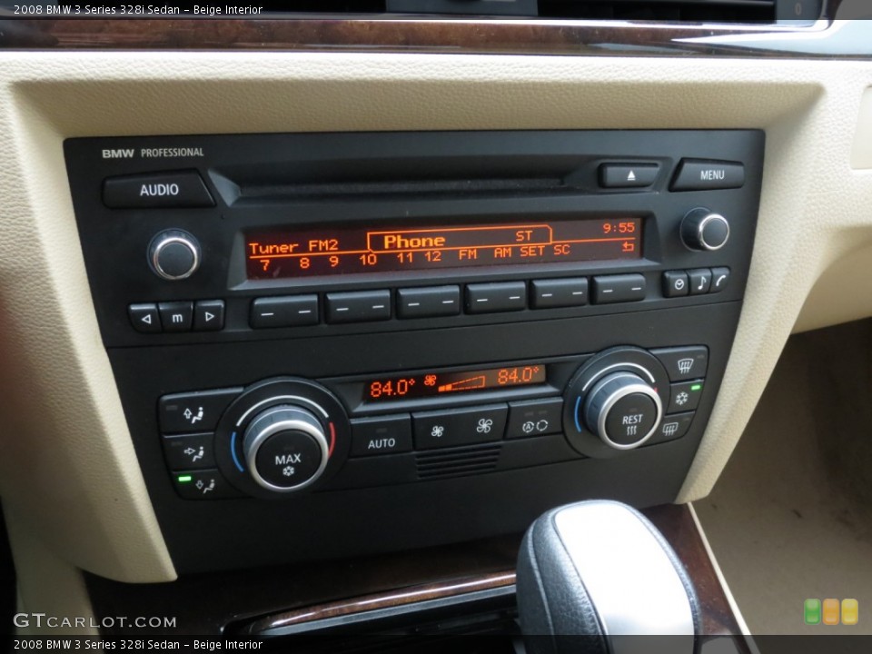 Beige Interior Controls for the 2008 BMW 3 Series 328i Sedan #74108579