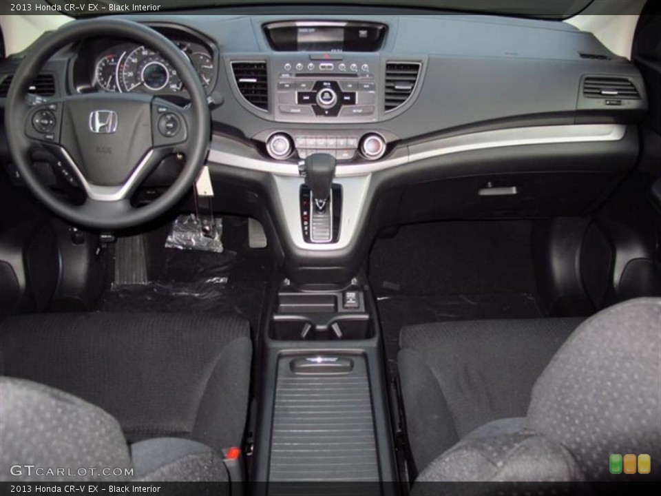 Black Interior Dashboard for the 2013 Honda CR-V EX #74109071