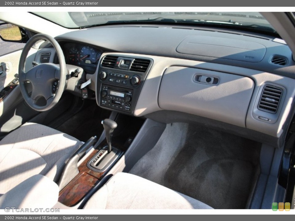 Quartz Gray Interior Dashboard for the 2002 Honda Accord SE Sedan #74109565