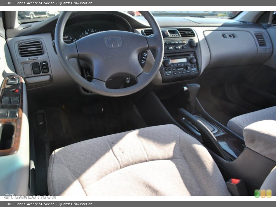 Quartz Gray Interior Prime Interior for the 2002 Honda Accord SE Sedan #74109706