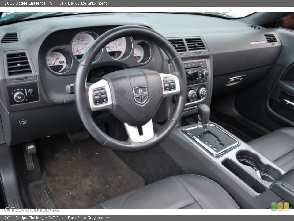Dark Slate Gray 2011 Dodge Challenger Interiors