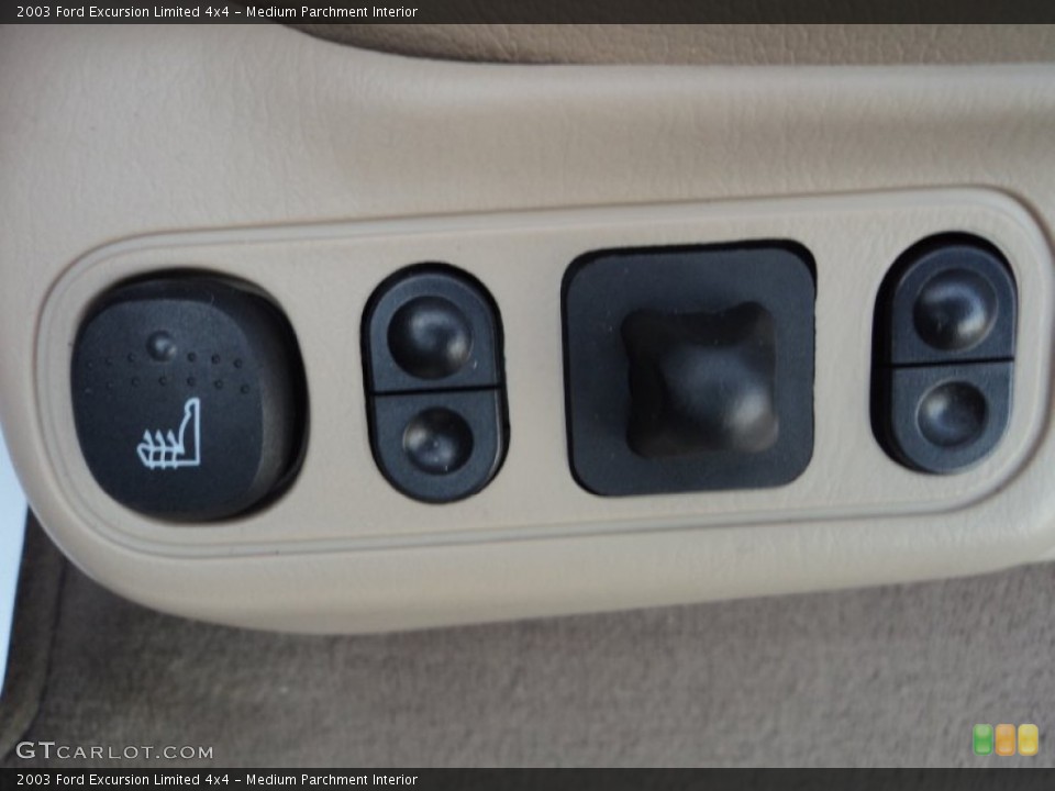Medium Parchment Interior Controls for the 2003 Ford Excursion Limited 4x4 #74111642
