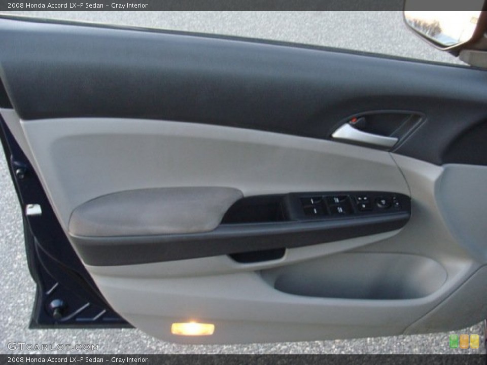 Gray Interior Door Panel for the 2008 Honda Accord LX-P Sedan #74113588