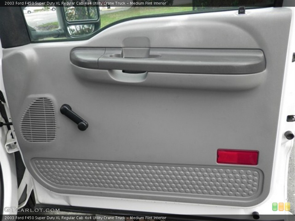 Medium Flint Interior Door Panel for the 2003 Ford F450 Super Duty XL Regular Cab 4x4 Utility Crane Truck #74114137