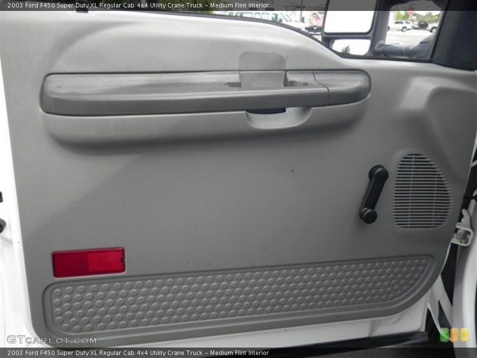 Medium Flint Interior Door Panel for the 2003 Ford F450 Super Duty XL Regular Cab 4x4 Utility Crane Truck #74114152