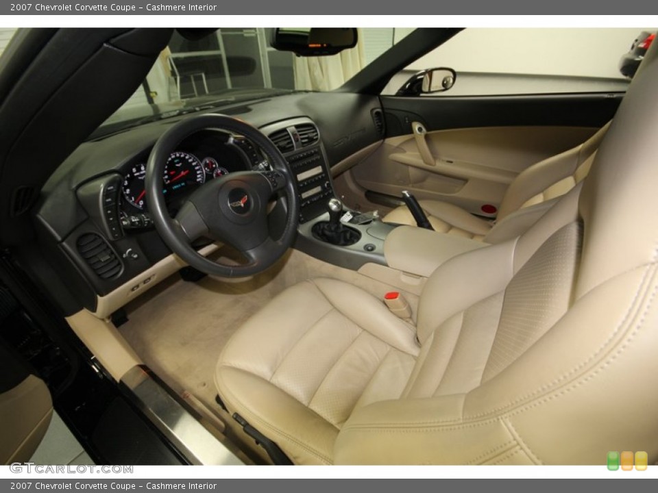 Cashmere Interior Prime Interior for the 2007 Chevrolet Corvette Coupe #74115610