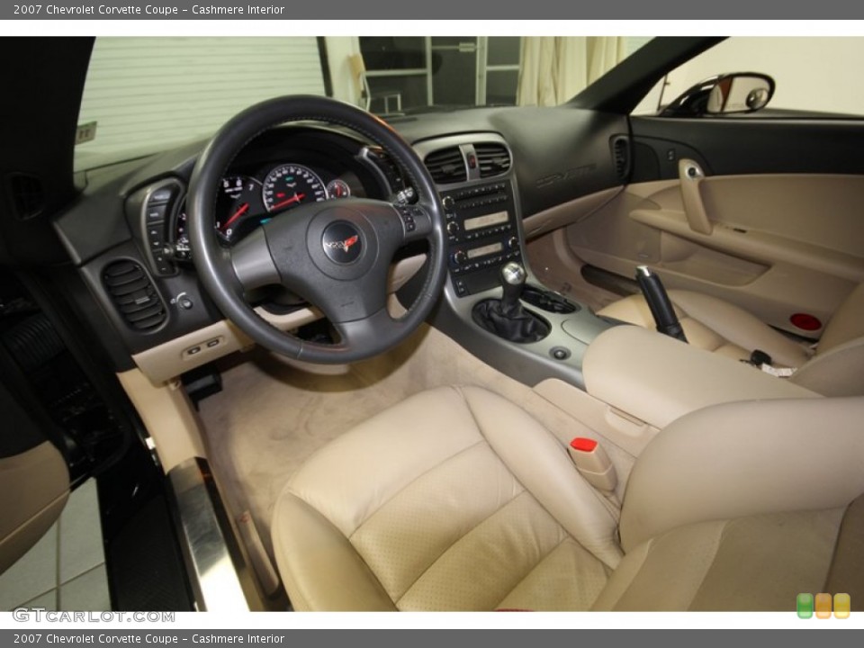 Cashmere Interior Prime Interior for the 2007 Chevrolet Corvette Coupe #74115633