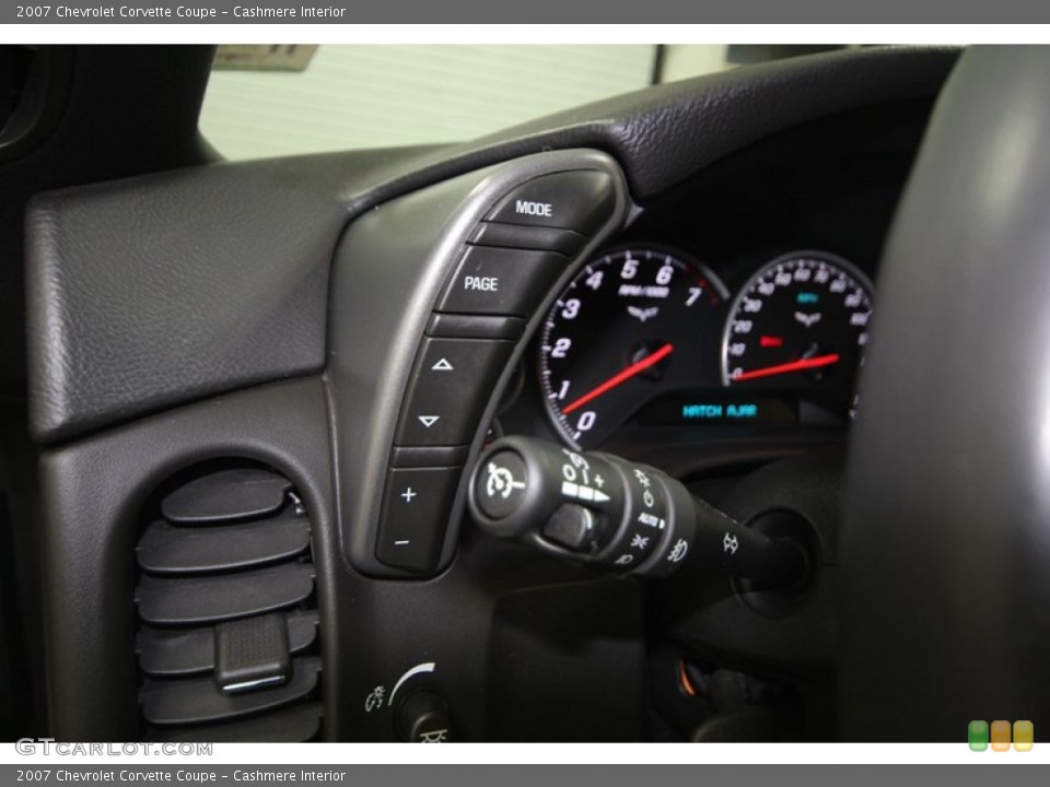 Cashmere Interior Controls for the 2007 Chevrolet Corvette Coupe #74116128