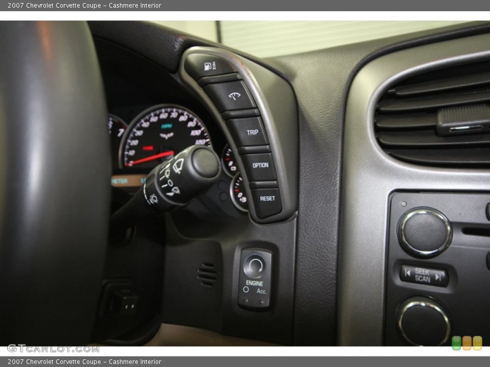 Cashmere Interior Controls for the 2007 Chevrolet Corvette Coupe #74116171