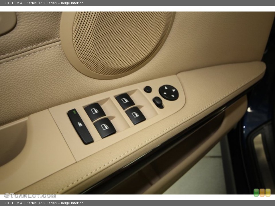 Beige Interior Controls for the 2011 BMW 3 Series 328i Sedan #74117824