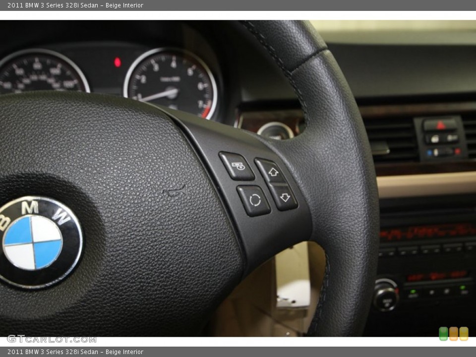 Beige Interior Controls for the 2011 BMW 3 Series 328i Sedan #74118019