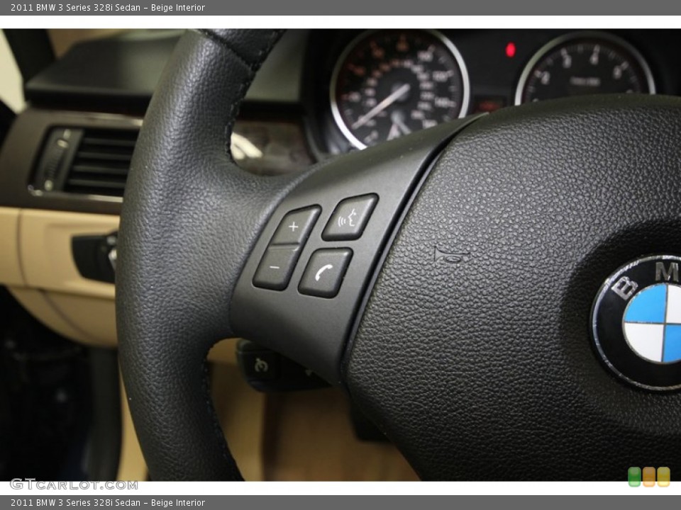 Beige Interior Controls for the 2011 BMW 3 Series 328i Sedan #74118045