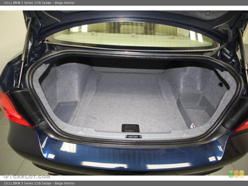Beige Interior Trunk for the 2011 BMW 3 Series 328i Sedan #74118178