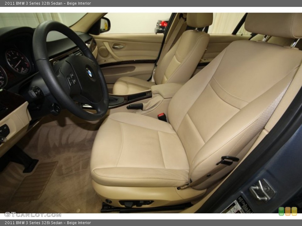 Beige Interior Front Seat for the 2011 BMW 3 Series 328i Sedan #74118484