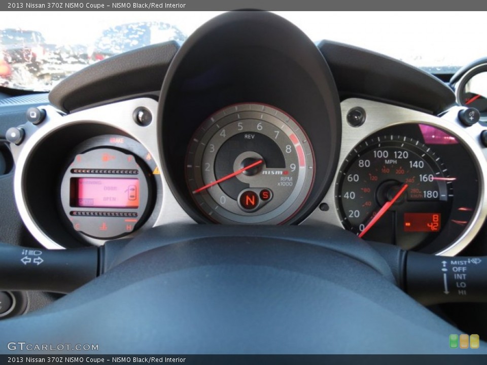 NISMO Black/Red Interior Gauges for the 2013 Nissan 370Z NISMO Coupe #74118607