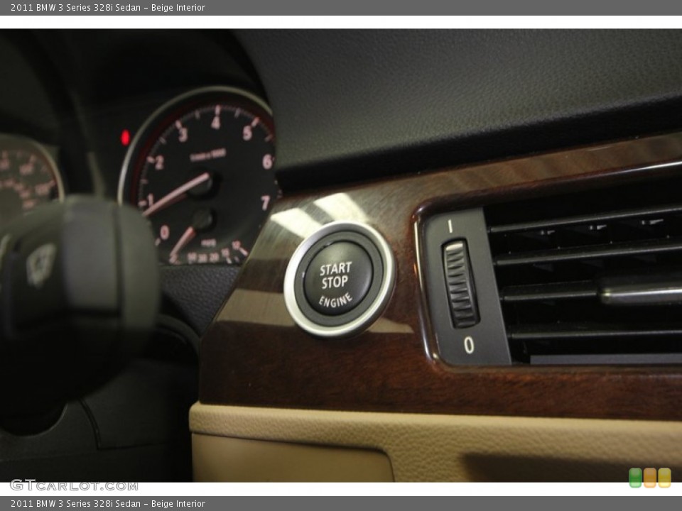 Beige Interior Controls for the 2011 BMW 3 Series 328i Sedan #74118913