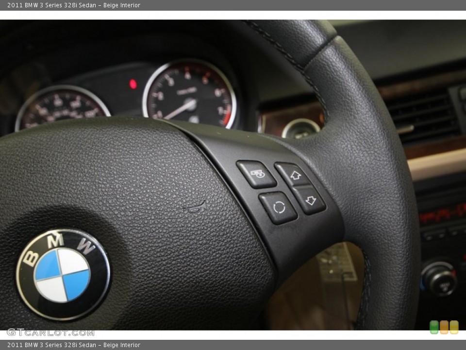 Beige Interior Controls for the 2011 BMW 3 Series 328i Sedan #74118937