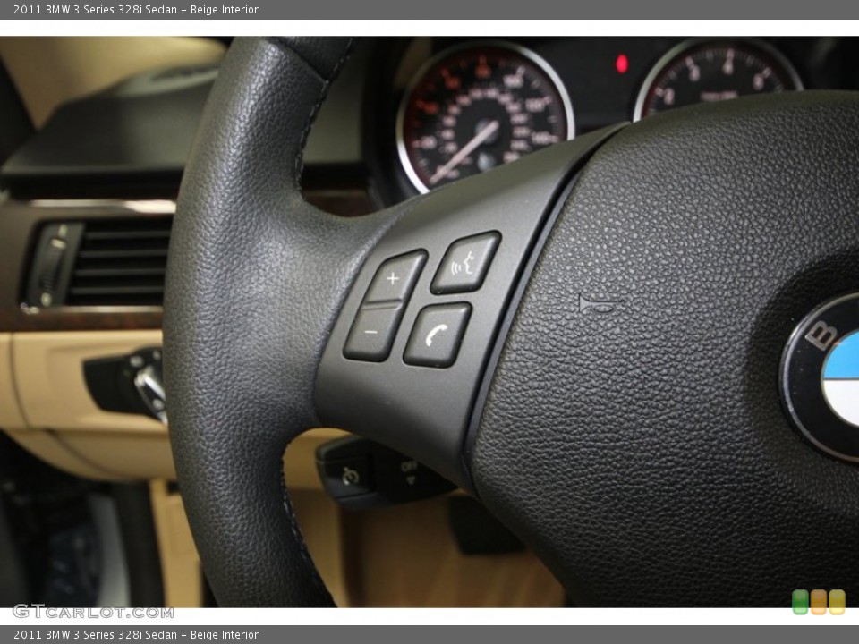 Beige Interior Controls for the 2011 BMW 3 Series 328i Sedan #74118958