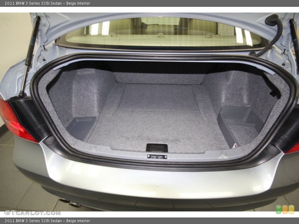 Beige Interior Trunk for the 2011 BMW 3 Series 328i Sedan #74119101