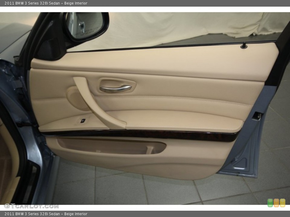 Beige Interior Door Panel for the 2011 BMW 3 Series 328i Sedan #74119228