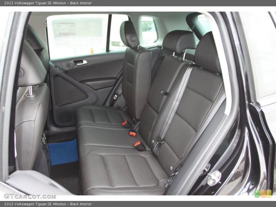 Black Interior Rear Seat for the 2013 Volkswagen Tiguan SE 4Motion #74120666